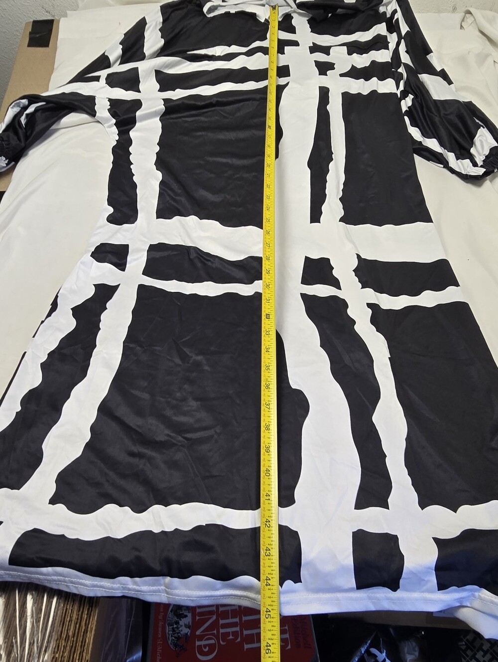 Black and White Maxi Dress - Picture 9 of 11